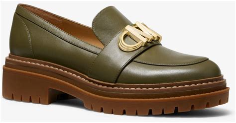 michael kors parker leather loafer